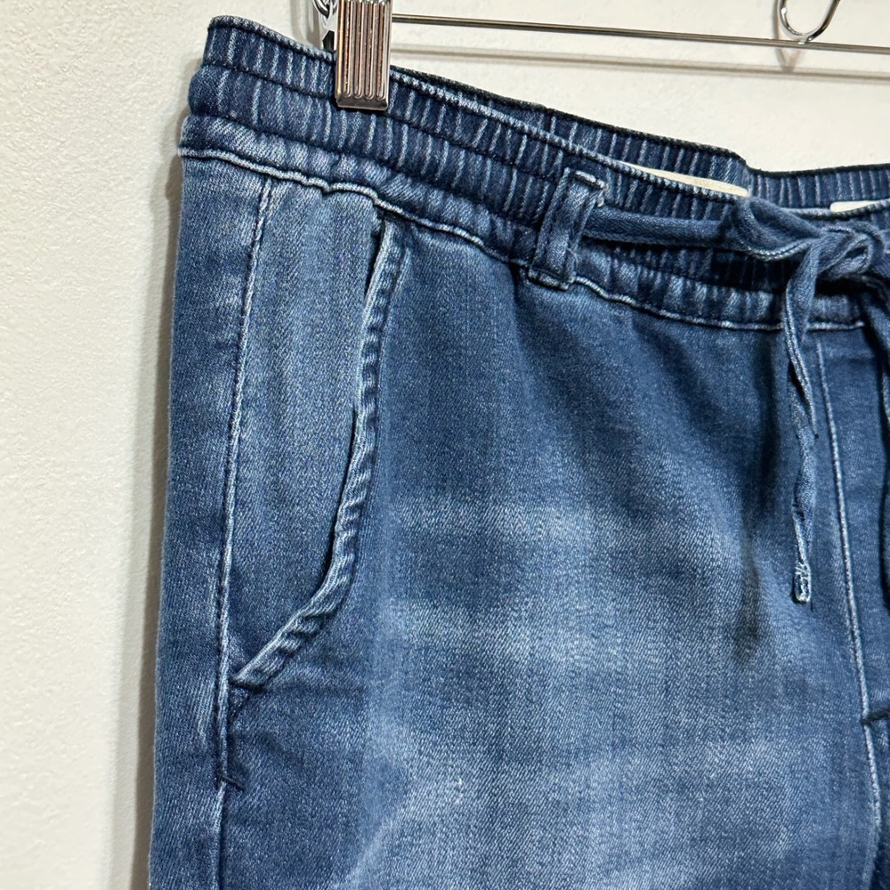 Pilcro Anthropologie Denim Joggers Womens Medium Blue Jeans Pull On Casual - Picture 4 of 9